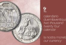 calendario arte bsi 2024 numismatica mfm san marino museo lire scudi euro