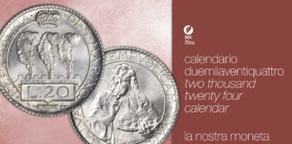 calendario arte bsi 2024 numismatica mfm san marino museo lire scudi euro