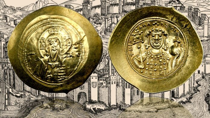 impero bizantino costantinopoli moneta crisi svalutazione oro argento denaro