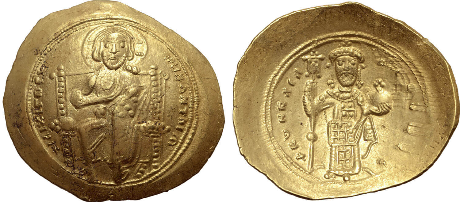 impero bizantino costantinopoli moneta crisi svalutazione oro argento denaro