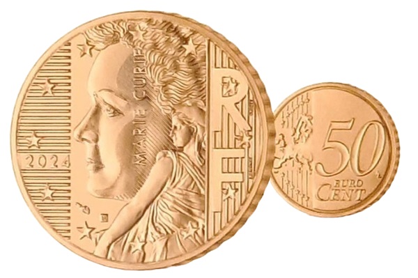 euro francia 27 milioni di monete sbagliate monnaie de paris simone veil joséphine baked marie curie