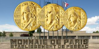 euro francia 27 milioni di monete sbagliate monnaie de paris simone veil joséphine baked marie curie