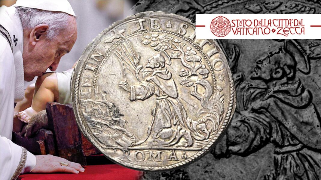euro monete di papa francesco 2024 pertarca marconi concordato concilio apostoli giubileo preghiera fraternità arte fede