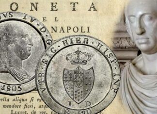 piastre di tipo inglese ezecca di napoli numismatica penny pence guinea