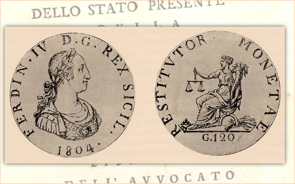 piastre di tipo inglese ezecca di napoli numismatica penny pence guinea