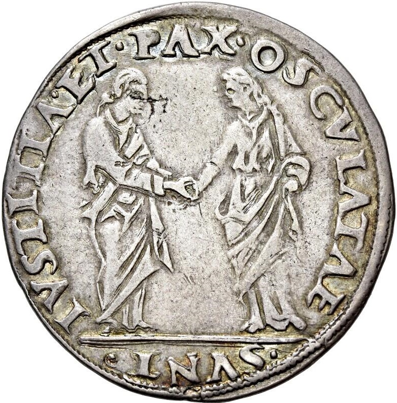 antonio grimani osella 1521 argento pace giustizia perdono lepanto sconfitta flotta venezia