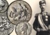 didracma grecia 1911 re giorgio teti achille scudo medusa ippocampo argento