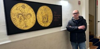 stefano lazzari pictografia fiorino firenze hotel centrale moneta oro arte