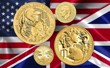 liberty e britannia monete medaglie oro argento bullion usa uk donne