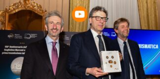 collezione numismatica 2024 monete ipzs mef giancarlo giorgetti gennaro sangiuliano presentazione oro argento bimetallo euro lire lira numismatica collezionismo