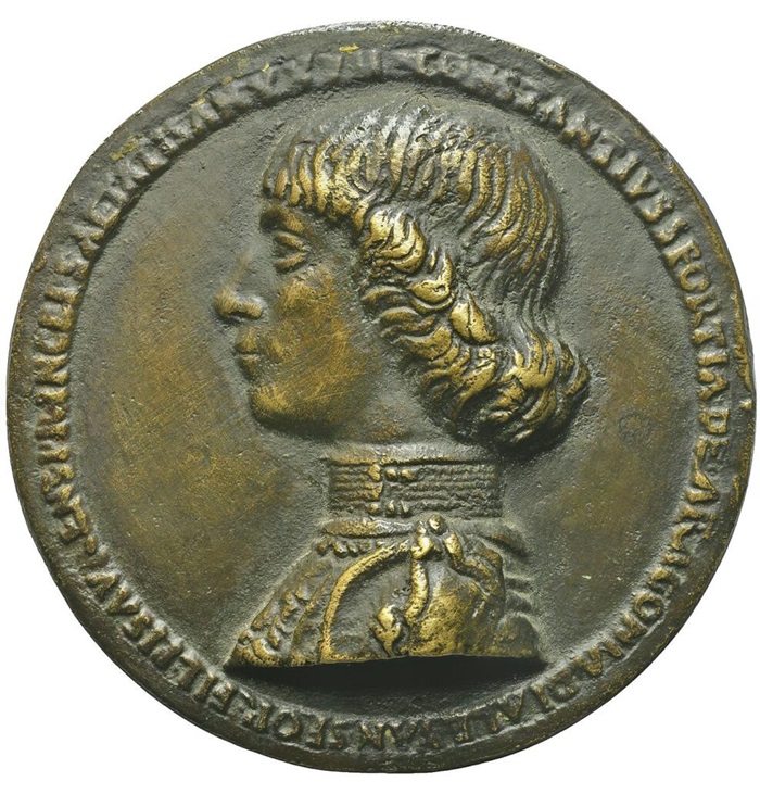rocca costanza pesaro luciano laurana costanzo sforza monete medaglie lira scudo oro argento