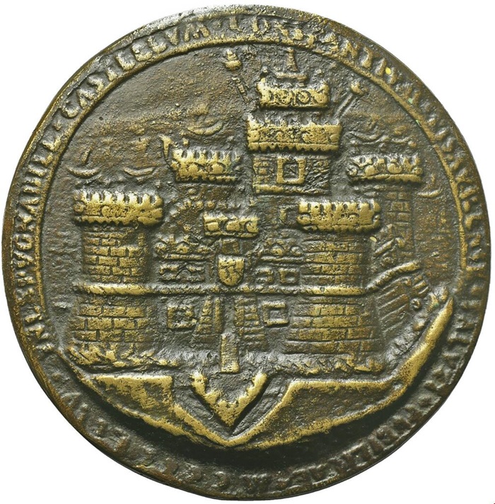 rocca costanza pesaro luciano laurana costanzo sforza monete medaglie lira scudo oro argento