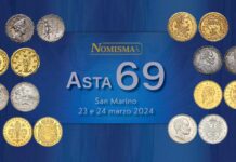 asta numismatica nomisma 69 monete medaglie rarità oro argento roma grecia regno repubblica collezionismo