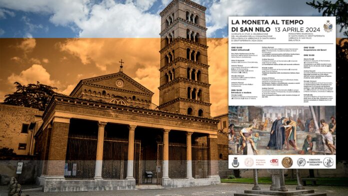 san nilo abbazia grottaferrata millenario convegno numismatica monete medaglie