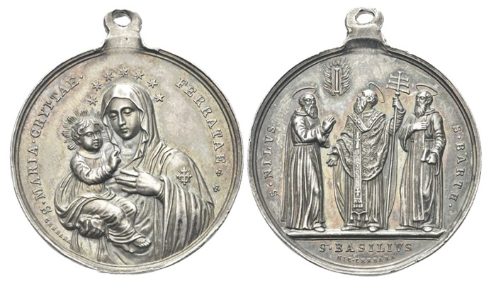 san nilo abbazia grottaferrata millenario convegno numismatica monete medaglie