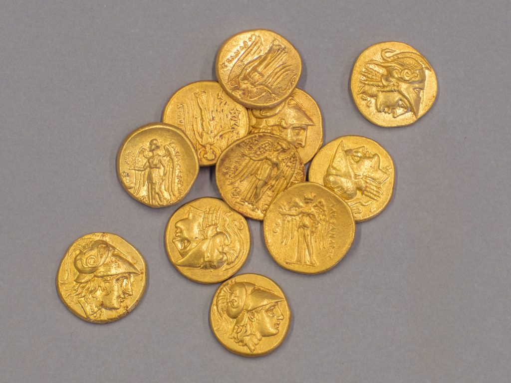 tesoretto del mercenario monete oro argento stateri creta alessandro magno