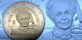 rita levi-montalcini 2 euro ipzs italia moneta silvia petrassi premio nobel