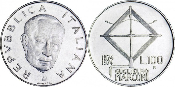 lire guglielmo marconi moneta banconota argento acmonital rarità errore variante valore collezione amarcord