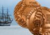 amerigo vespucci tour mondiale world tour marina navy italia italy medaglia medal