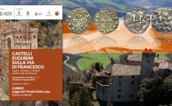 castelli eugubini sulla via di francesco mostra gubbio medioevo monete