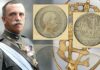 moneta da 5 lire 1908 prova progetto martinori traina quadriga argento