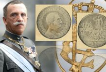 moneta da 5 lire 1908 prova progetto martinori traina quadriga argento