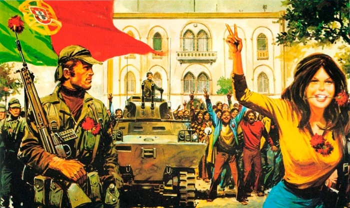 rivoluzione dei garofani portogallo 1974 colpo di stato salazar dittatura democrazia 2 euro moneta