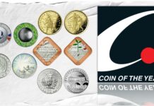 coin of the year monete italiane candidate nomination premi euro oro argento bimetallo