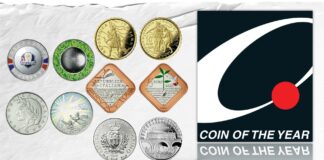 coin of the year monete italiane candidate nomination premi euro oro argento bimetallo