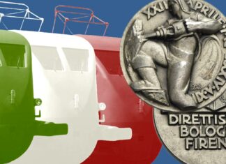 direttissima linea ferroviaria firenze bologna 1934 treno ert200 testa di vipera medaglia bruno boari