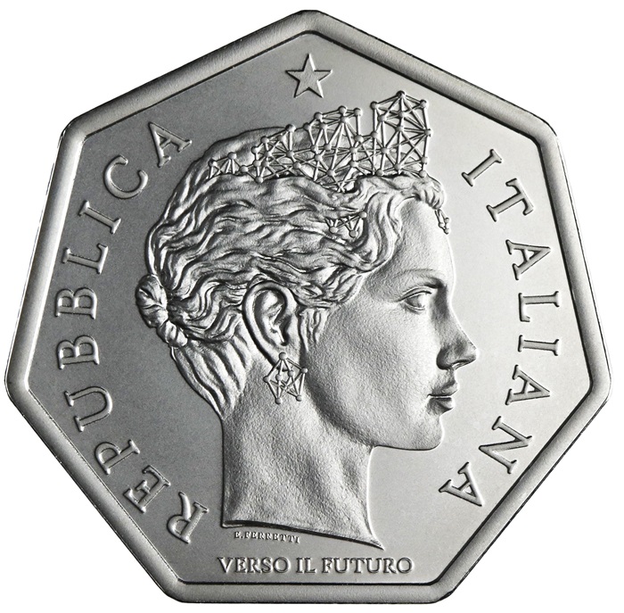 moneta a sette lati italian presidenza g7 argento 3 euro emanuele ferretti ipzs mef