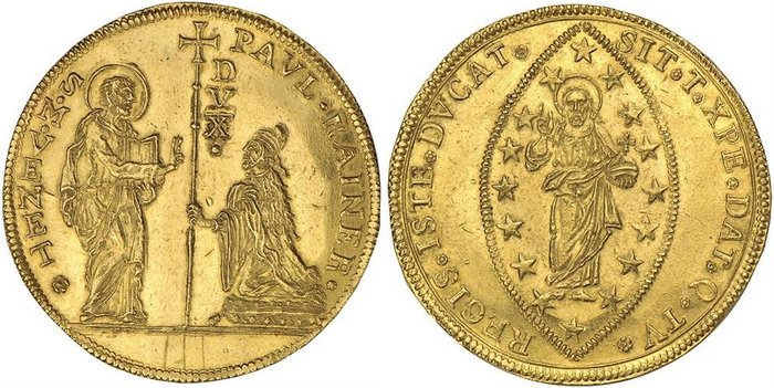 multipli di zecchino monete oro venezia doge serenissima ostentazione numismatica rarità