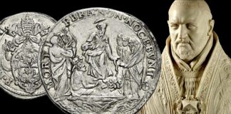 miracolo dei serpenti monete papa paolo v borghese testone atti apostoli apostolo delle genti malta naufragio vipera