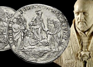 miracolo dei serpenti monete papa paolo v borghese testone atti apostoli apostolo delle genti malta naufragio vipera