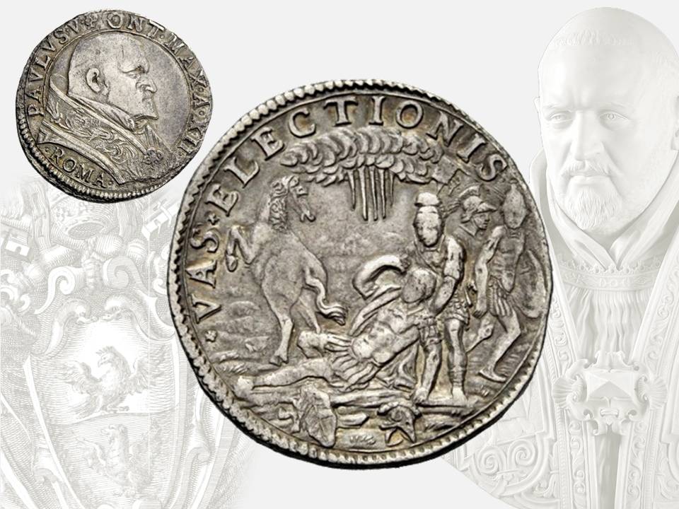 miracolo dei serpenti monete papa paolo v borghese testone atti apostoli apostolo delle genti malta naufragio vipera