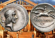 moneta numismatica rarità denario piso frugi roma repubblica argento cicerone apollo cavaliere ludi apollinei