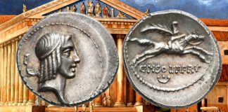 moneta numismatica rarità denario piso frugi roma repubblica argento cicerone apollo cavaliere ludi apollinei