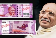 2000 rupie banconota india ritiro riciclaggio 500 euro 1000 dollari gandhi