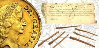 tally wood token denaro gran bretagna prestito corona denaro moneta crisi