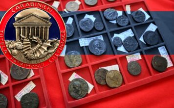 reperti e monete tpc carabinieri reggio calabria sequestro museo archeologico