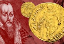 sant'adriano martire nicomedia gugliemo gonzaga mantova monete mezzo scudo oro grossetto argento rarità unico