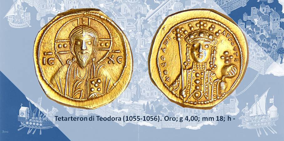 impero bizantino zoe teodora potere monete numismatica oro histamenon ritratto numismatica cristo madonna