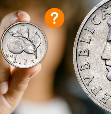 moneta da 1 lira arancia repubblica italiana numismatica collezione valore rarità fake news