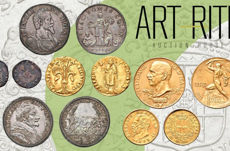 asta art-rite 90 numismatica monete italia san marino vaticano numismatica live online