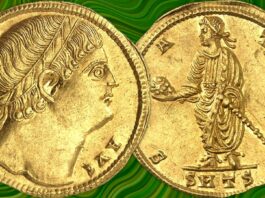 multiplo da due solidi di costantino il grande moneta oro tessalonica unicum asta conversione cristianesimo tesoro top price numismatica