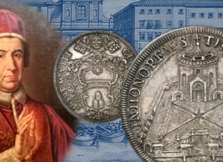 clemente xi albani papa urbino roma architettura arte urbanistica monumento pantheon obelisco ponte chiesa monete numismatica oro argento