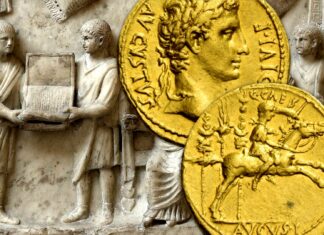 denaro roma mondo romano sesterzio asse, denario aureo oro argento bronzo monete tasse stipendi prestiti usura numismatica