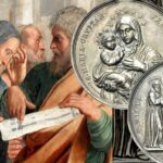 medaglia del millenario abbazia basilica di san nilo grottaferrata omea loredana pancotto bronzo affresco domenichino nip cni convegno