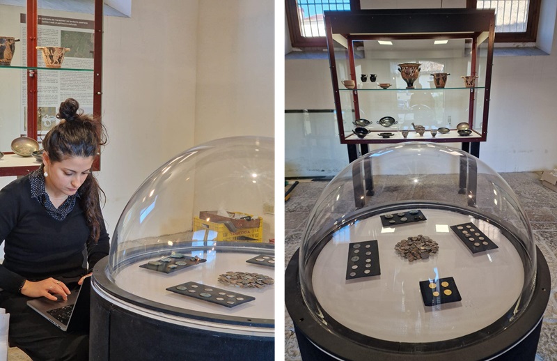 la memoria restituita mostra santa maria capua vetere reprti archeologia vasi amnufatti monete carabinieri tpc procura della repubblica indagini tombaroli