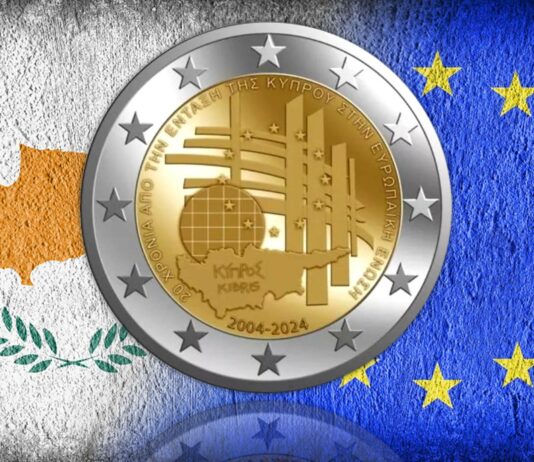 moneta da 2 euro cipriota 2024 unione europea cipro bimetallica rara rarissima proof valore euro numismatica collezione
